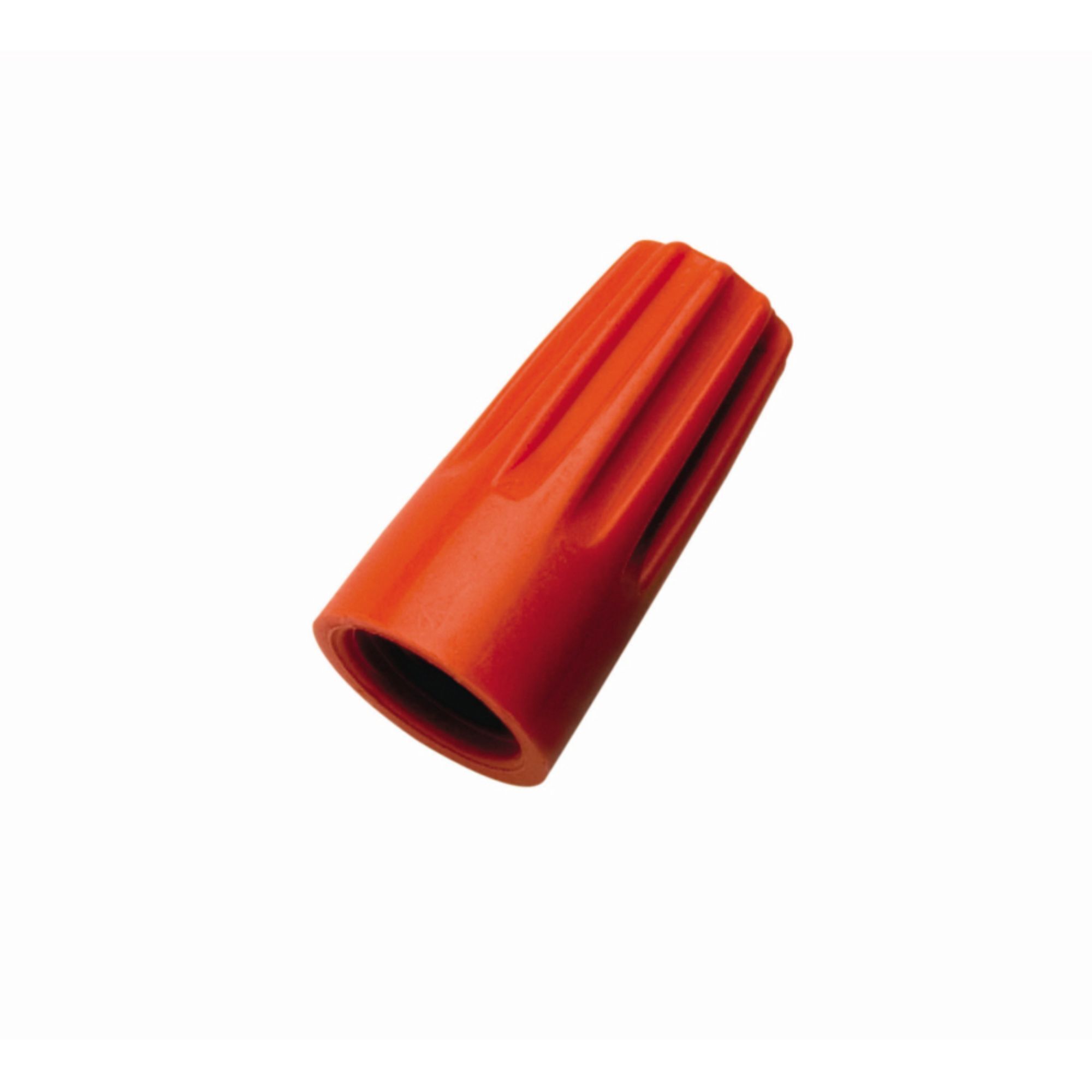 IDEAL, Orange Wire-Nut® 73B® Wire Connectors, Handles #20 to #14 AWG wire combinations, Ribbed shell is comfortable to grip, Durable copolymer shell, Protective coating on the spring, Plunum-rated, UL-Listed, 30-073P
